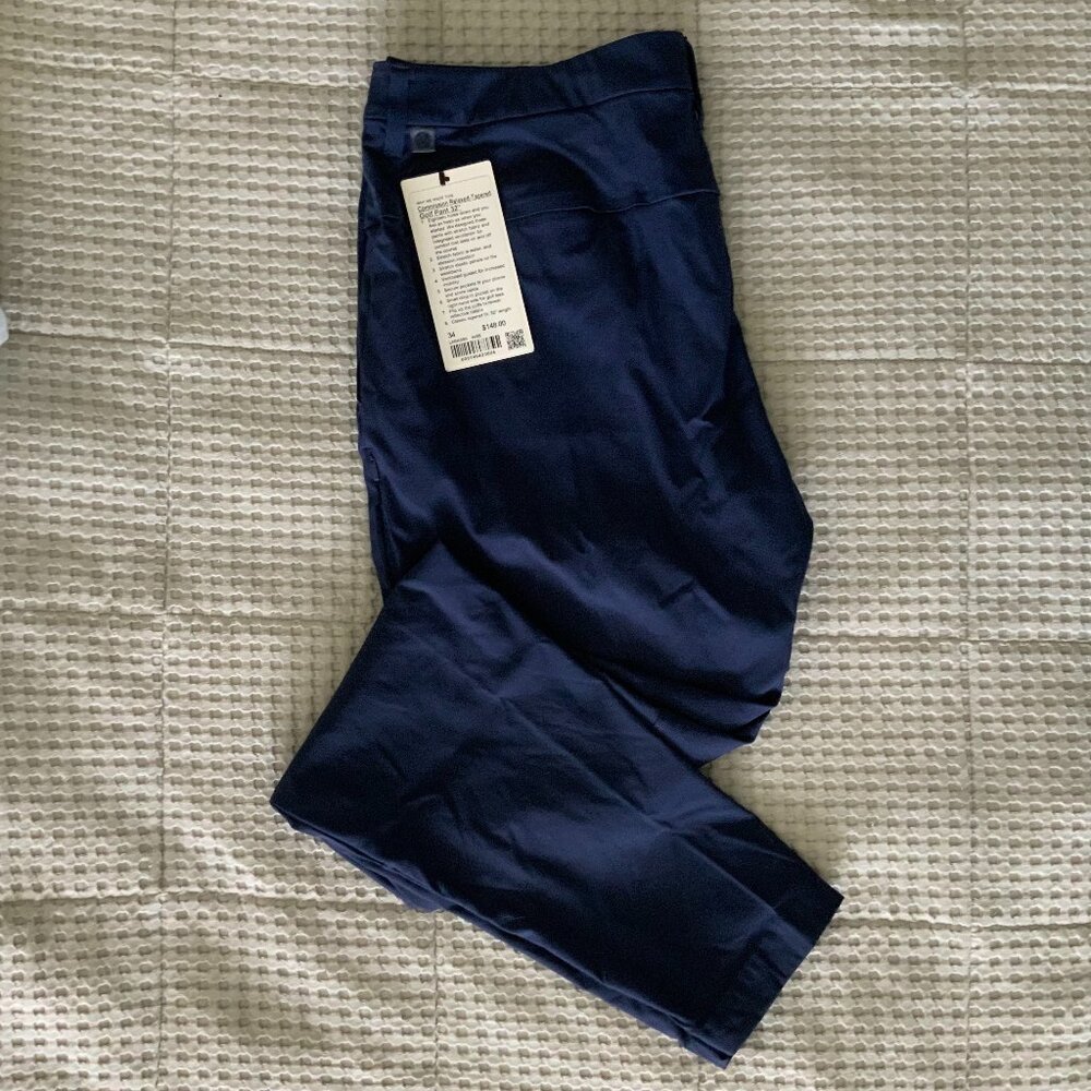 lululemon Men’s Commission Relaxed-Tapered Golf Pant 32” size 34